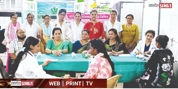 जागतिक स्तनपान सप्ताहानिमित्त आरोग्य शिबिराचा शेकडो महिलांनी घेतला लाभ