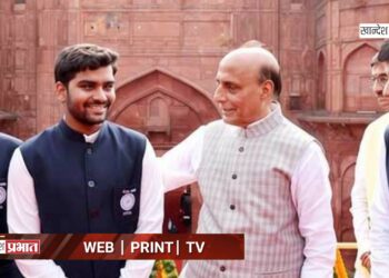 स्वातंत्र्यदिन सोहळ्यासाठी विशेष अतिथी म्हणून भुसावळच्या रिद्धेश अनंत बेंडाळेना मिळाला सन्मान