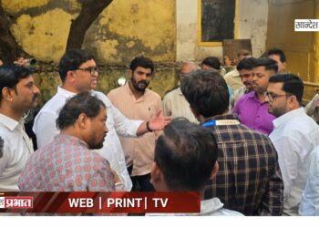 हॉकर्सच्या प्रश्नावर जळगाव मनपा ॲक्शन मोडमध्ये; उपमहापौर यांनी केली खाऊ गल्लीची पाहणी