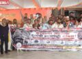 जळगाव महापालिकेसमोर राष्ट्रवादी शरद पवार गटाचा ठिय्या; नागरी समस्यांवरून जोरदार निदर्शने