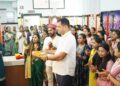 गोदावरी नर्सिंग वसतिगृहात श्री गणेश मूर्तीची प्राणप्रतिष्ठा उत्साहात; विद्यार्थिनींचा भक्तिभावाने सहभाग