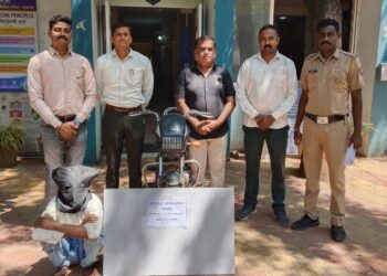 एमआयडीसी पोलिसांची धडक कारवाई: दुचाकी चोरट्याला अटक, चोरीची मोटरसायकल हस्तगत