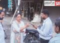 सेवा मंडळासमोरील विसर्जन मार्गावरील खड्ड्यांवरून महापौर दीपमाला काळे आक्रमक; मक्तेदाराला दूरध्वनीवरून धरले धारेवर..!