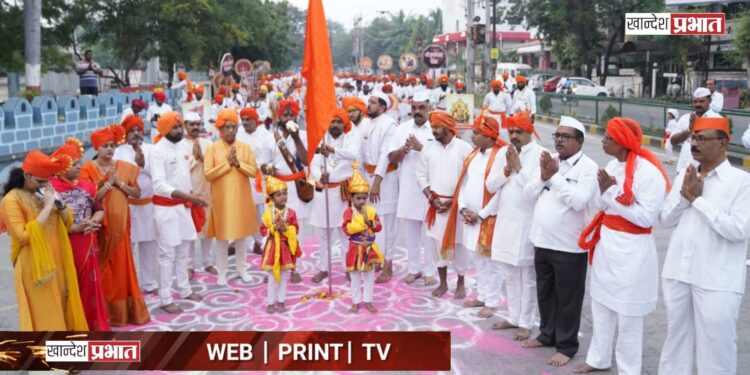 जळगावमध्ये ‘श्री दुर्गामाता महादौड’ उत्साहात संपन्न; राष्ट्रभक्तीच्या महापुरात उजळला इतिहास