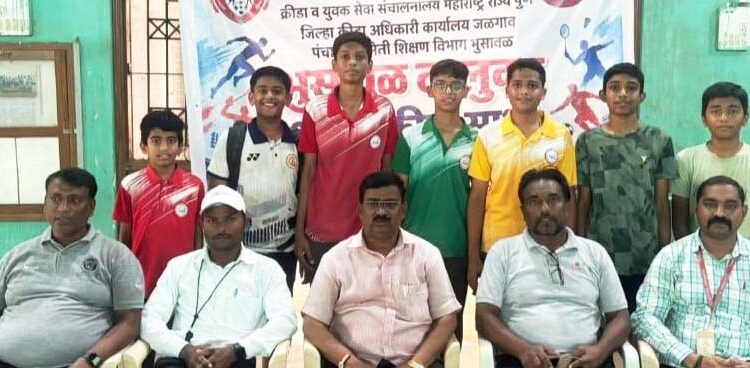डॉ. उल्हास पाटील इंग्लिश मीडियम स्कूल भुसावळ, अंडर-१७ बॅडमिंटन संघ तालुकास्तरावर विजेता