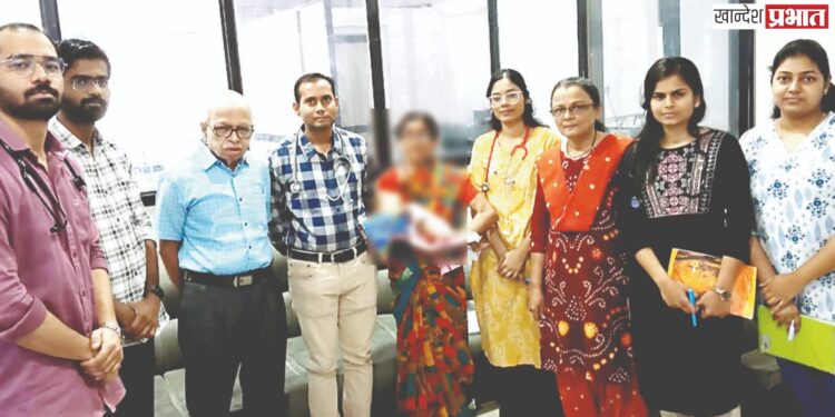 अवघ्या चार महिन्यांच्या बाळाला मिळाले नवजीवन!