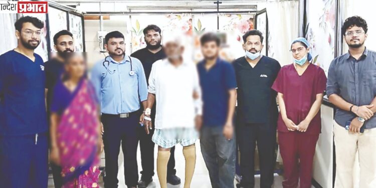 मृत्यूच्या दाढेतून ८३ वर्षीय आजोबांची सुखरूप सुटका!